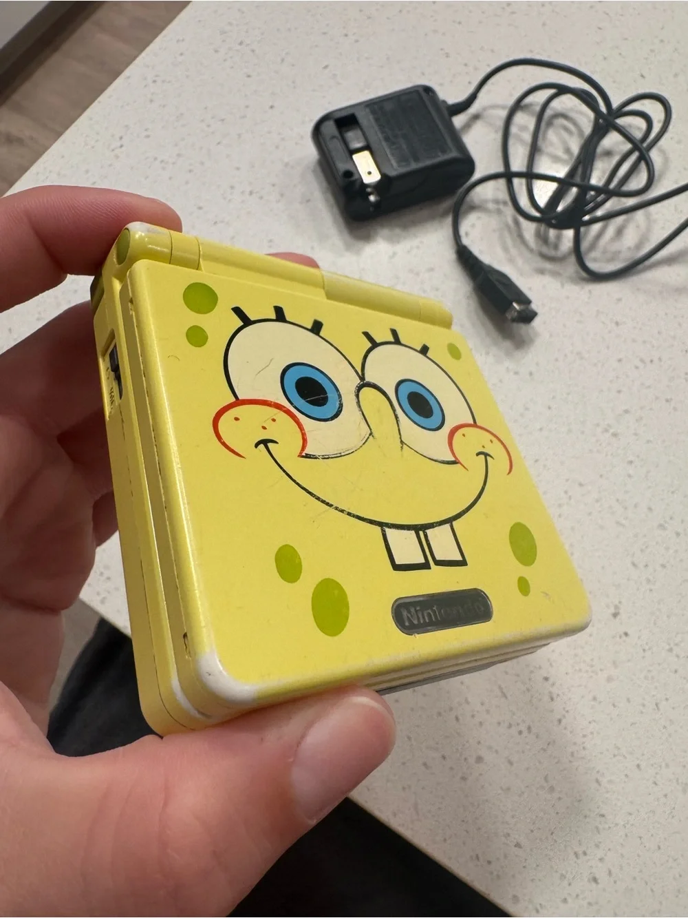 Nintendo SpongeBob Limited-Edition Game Boy Advance SP - Yellow *make an offer*